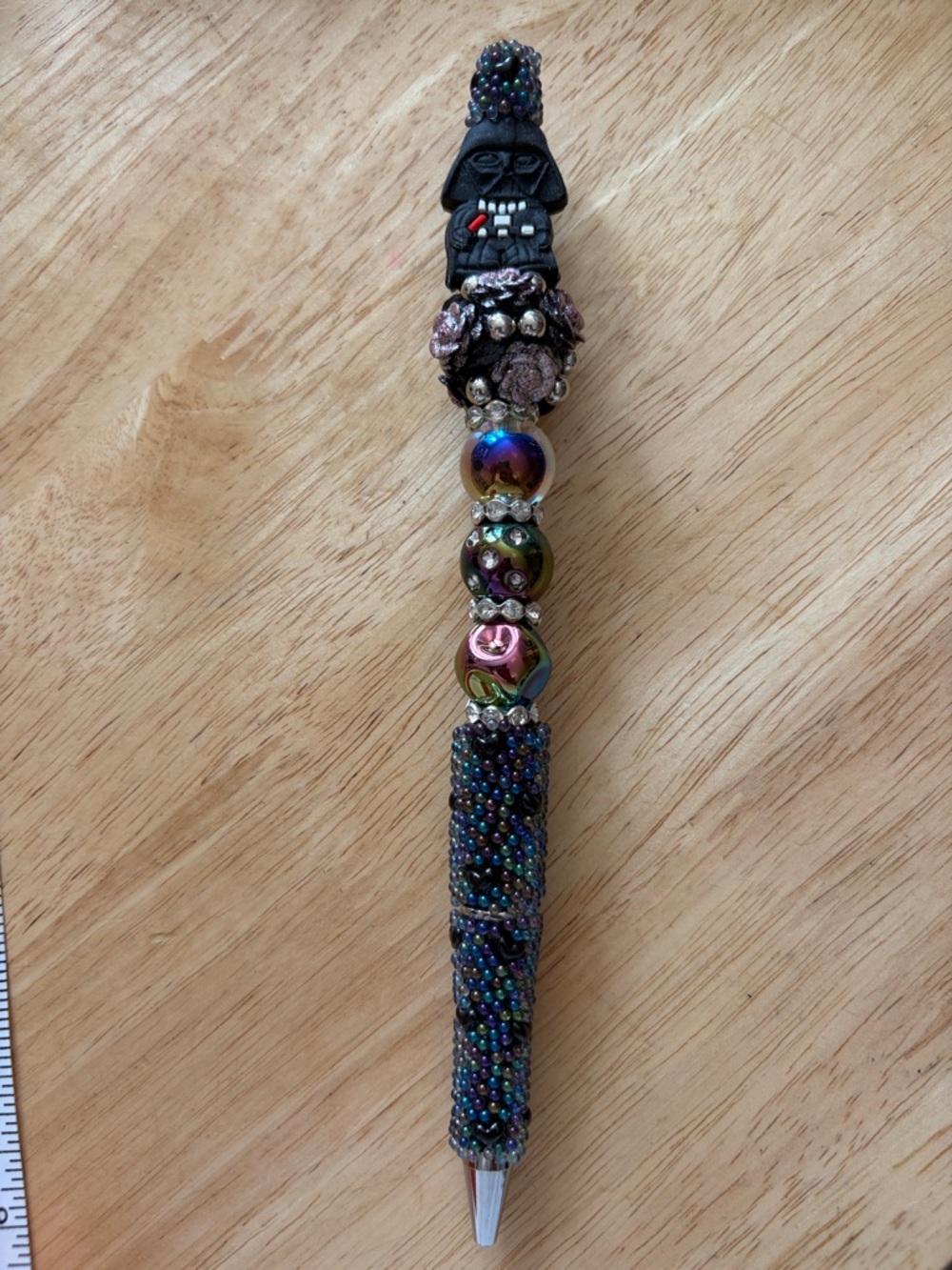Handcrafted Beaded Multicolor Ballpoint Pen - Women's Accessory